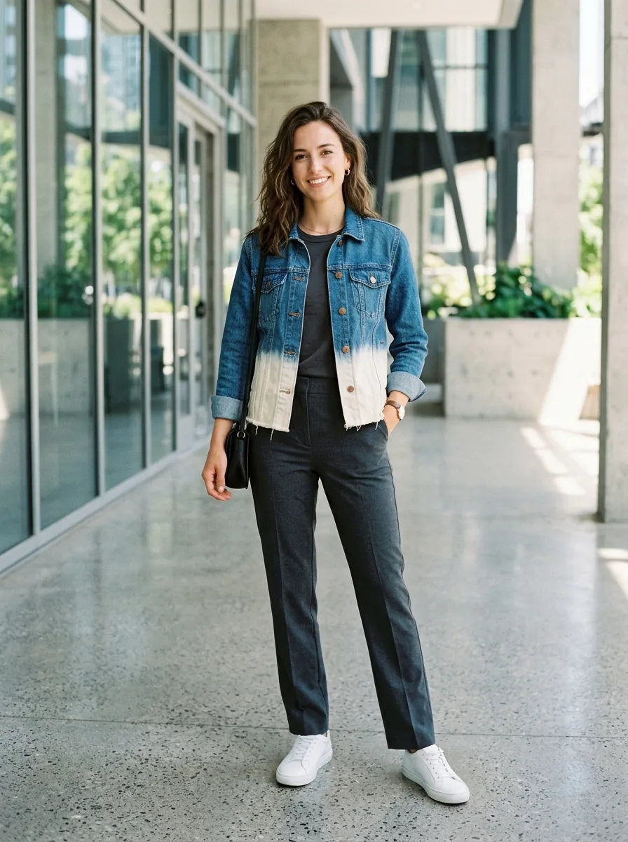 The Gradient Denim Jacket