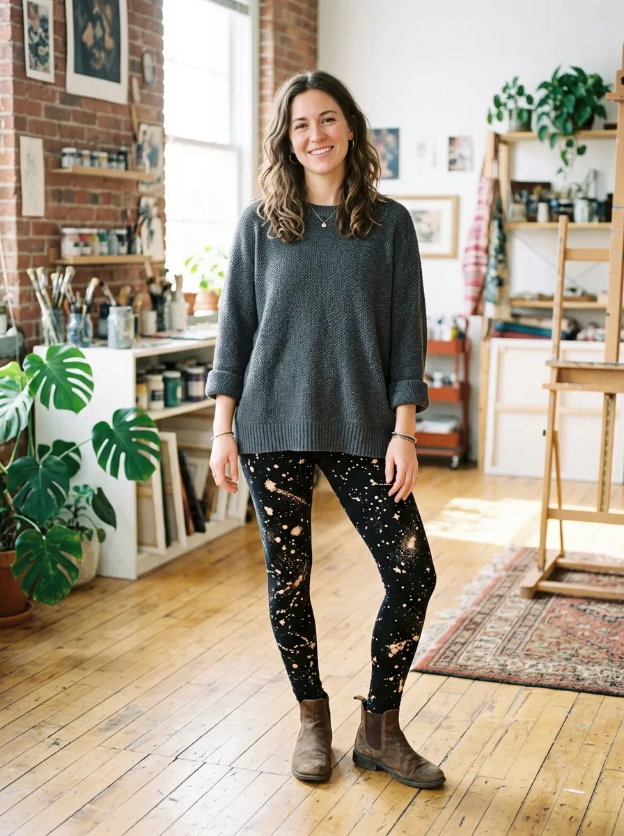 The Starry Night Leggings