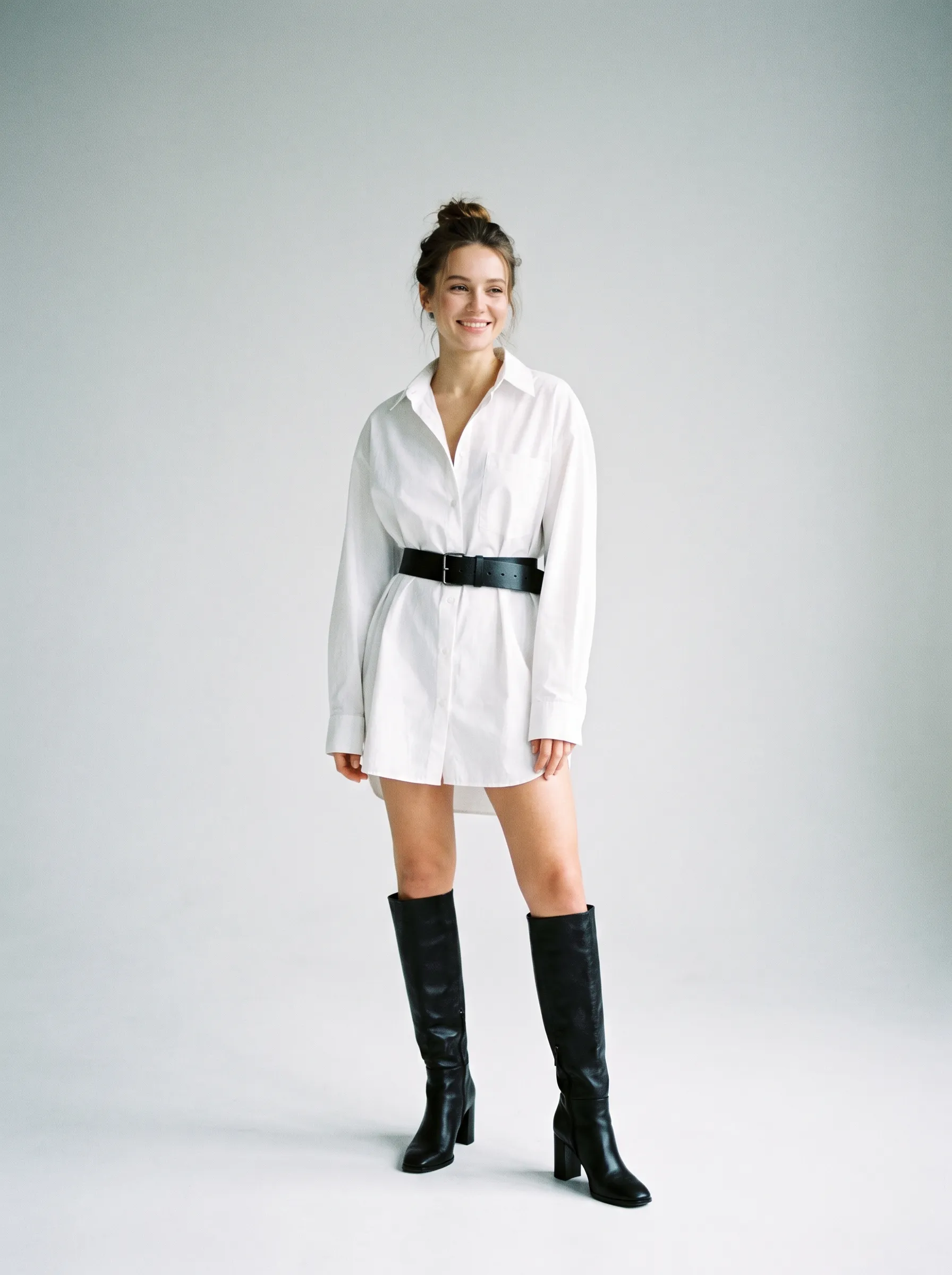 The Oversized Shirt Dress