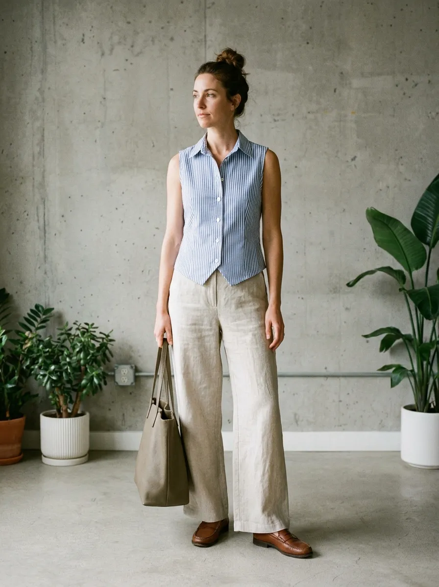 The Sleeveless Summer Vest