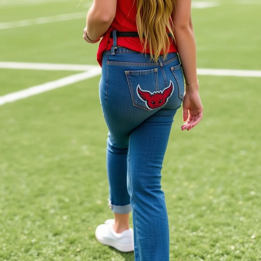12 Spirit Jeans Ideas for Fall Homecoming Game Day