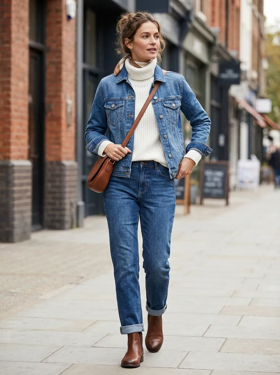 Denim On Denim Layers — 15 Fall Outfit Ideas Using Clothes You Already Own