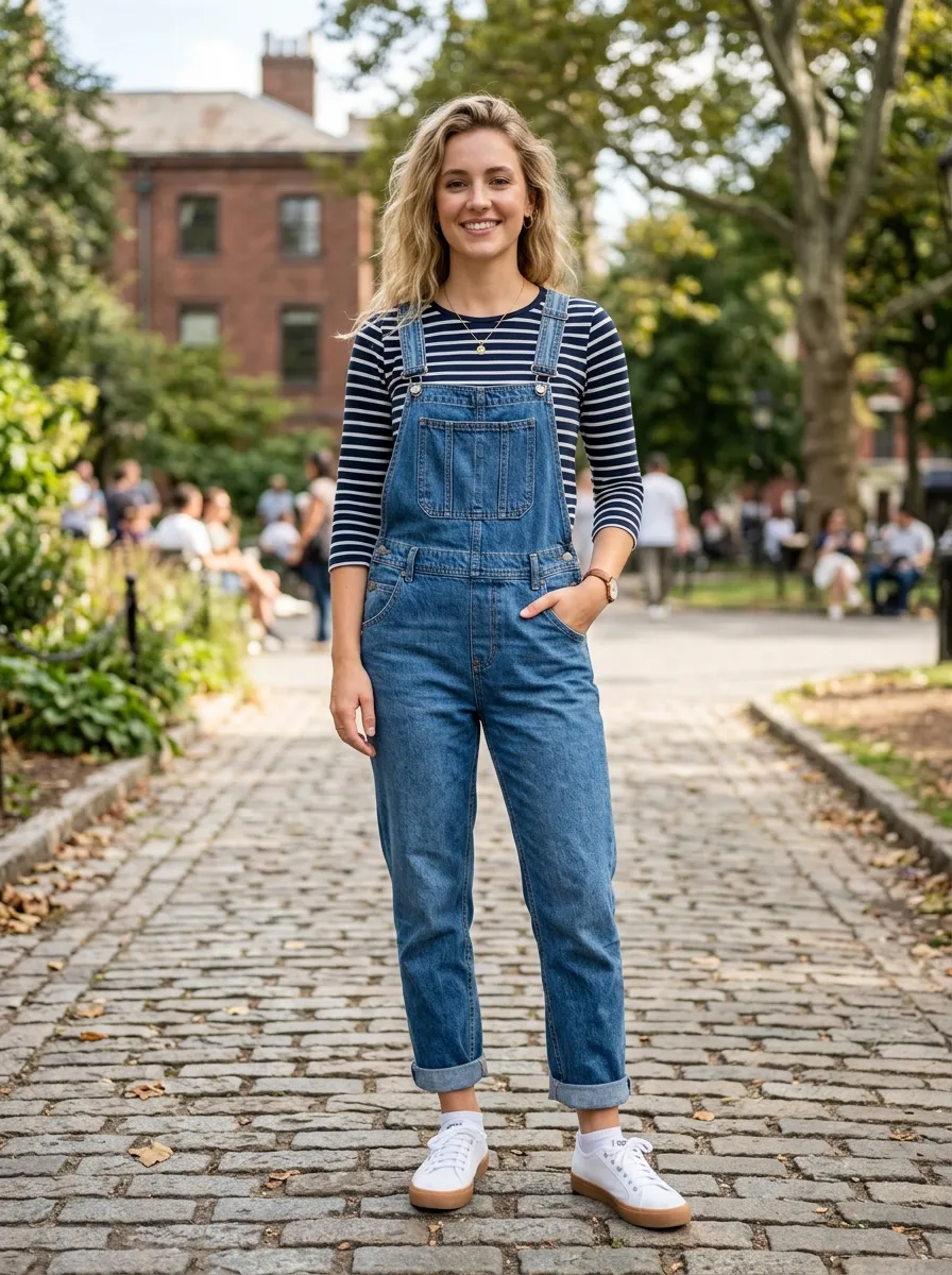 Denim Overalls