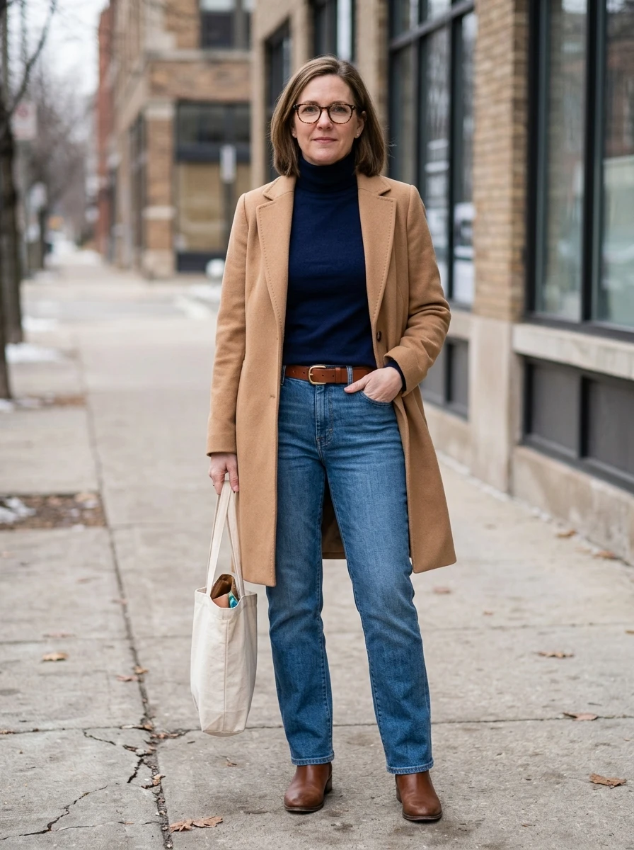 16 Easy Casual Winter Outfits for Women Over 40