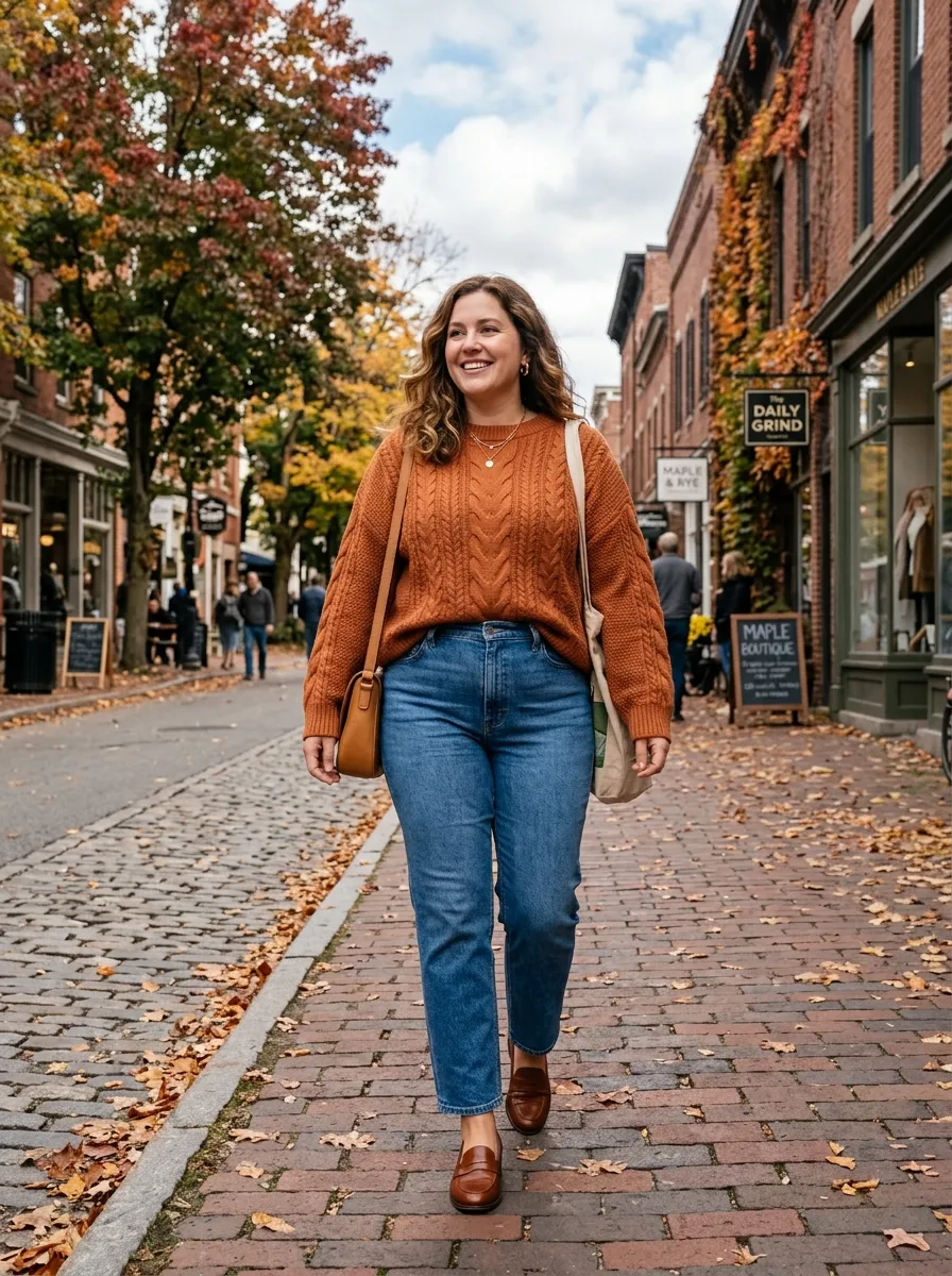 16 Midsize Fall Outfits for Everyday Casual Wear