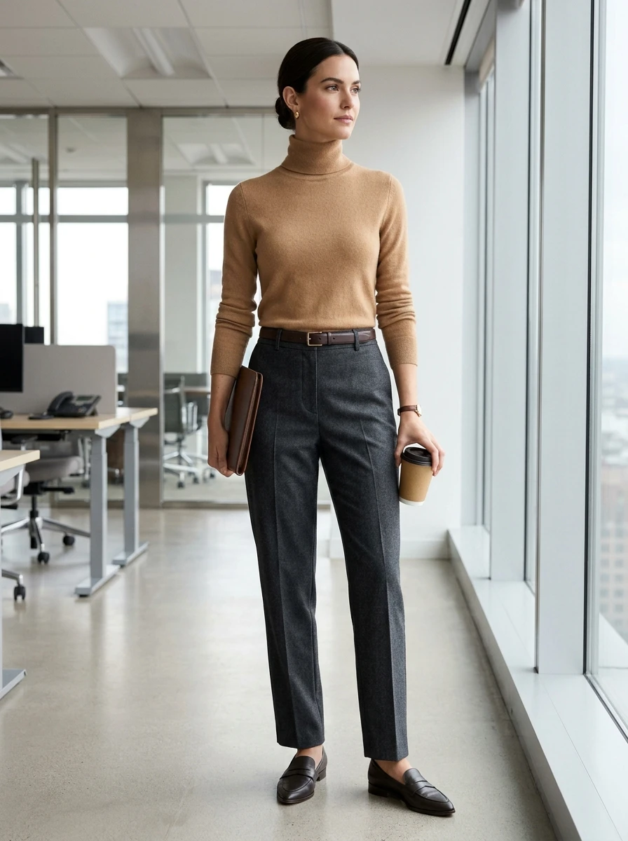 19 Chic Winter Office Outfits Using Pieces You Own