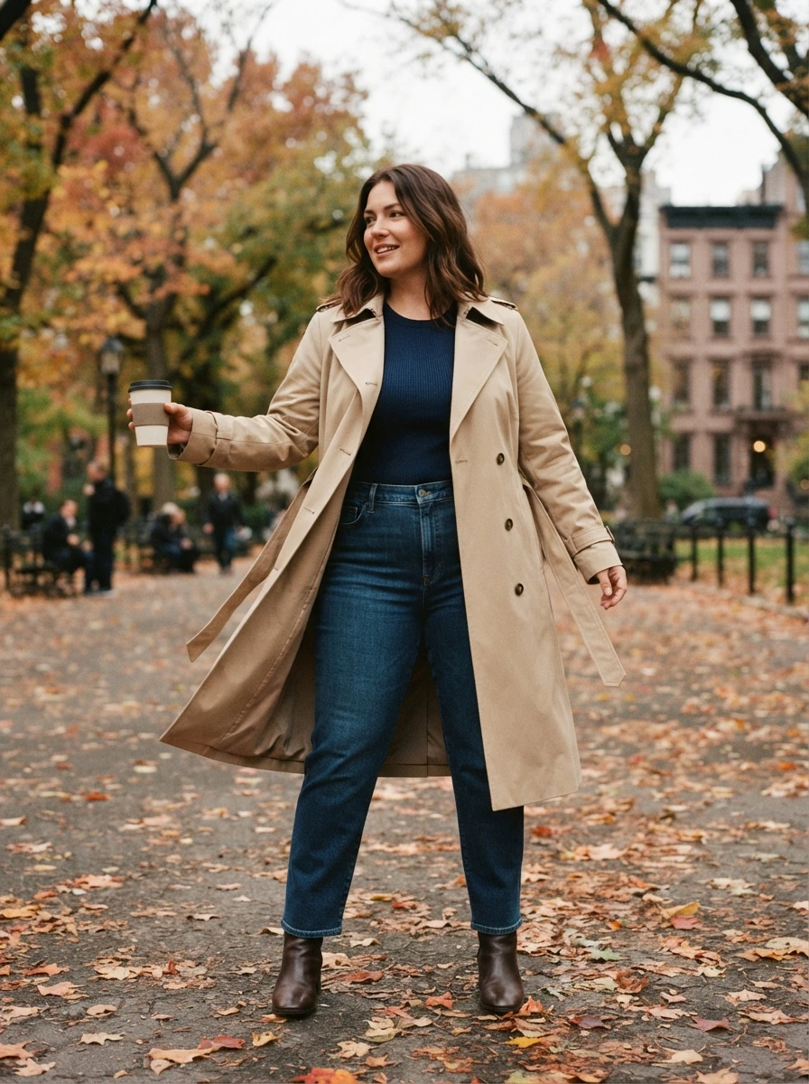 19 Cute Plus Size Fall Outfits for Curvy Women This Fall